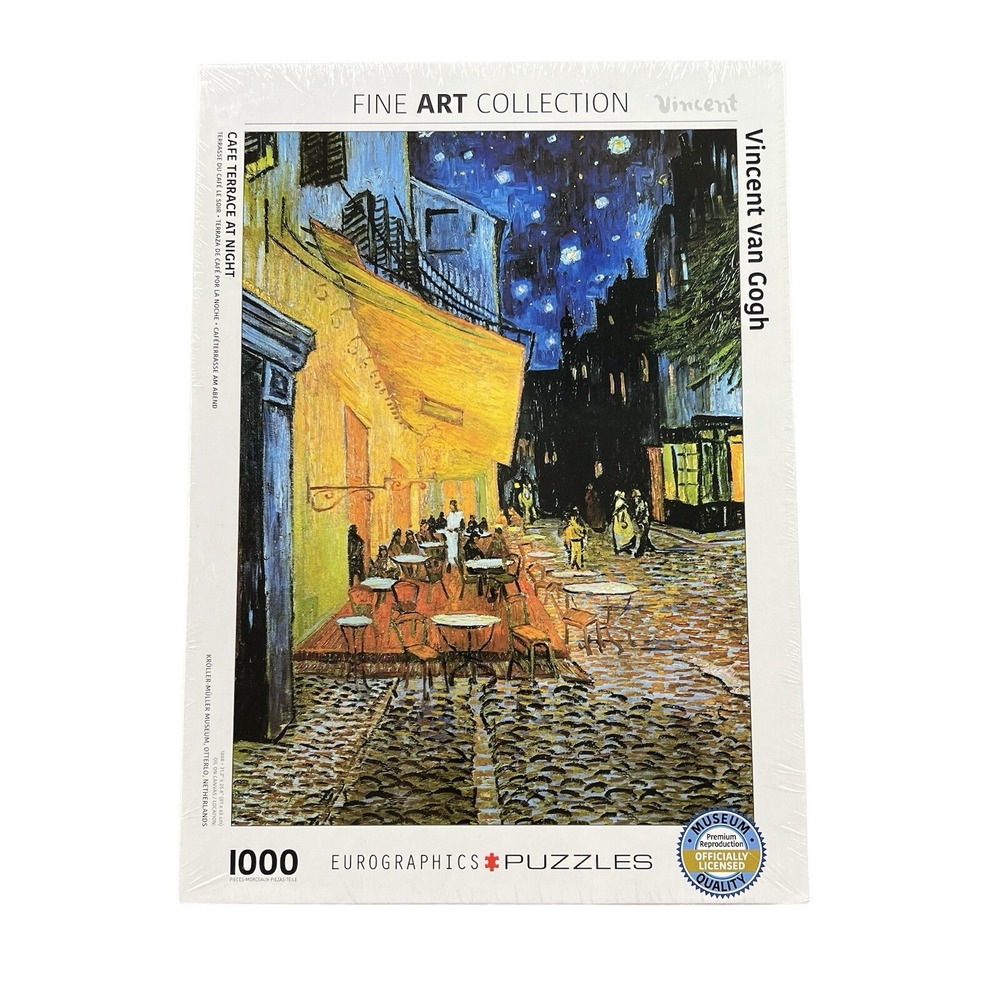 Eurographics Vincent van Gogh Cafe Terrace at‎ Night 1000 Piece Fine Art Puzzle